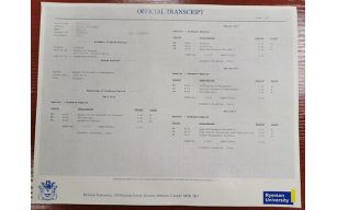 Order A Ryerson University Transcript online