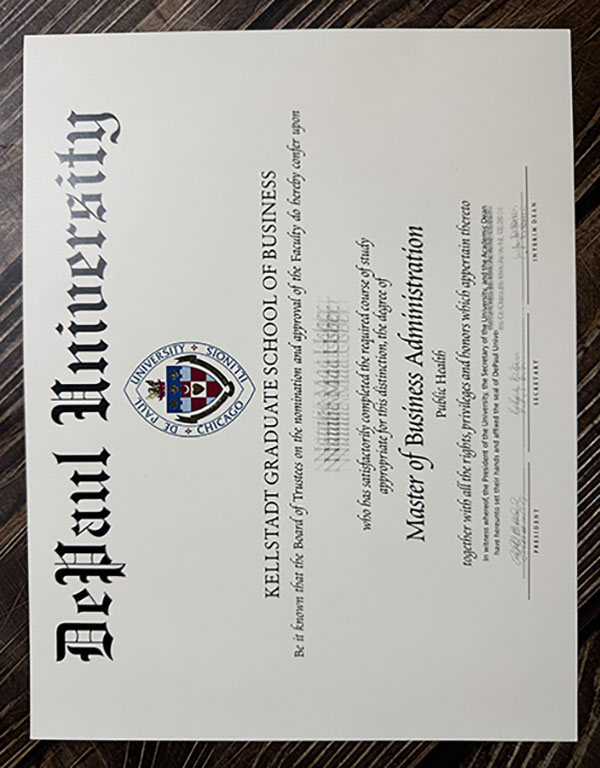 How to order a 100% copy DePaul University diploma?